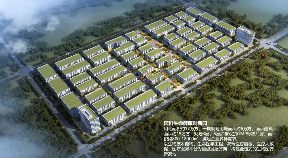 浙江绍兴滨海新区-国科生命健康创新园 3层、6层独栋双拼GMP标准厂房出售招商 800-12000平 独立产证 中南高科 生命健康产业