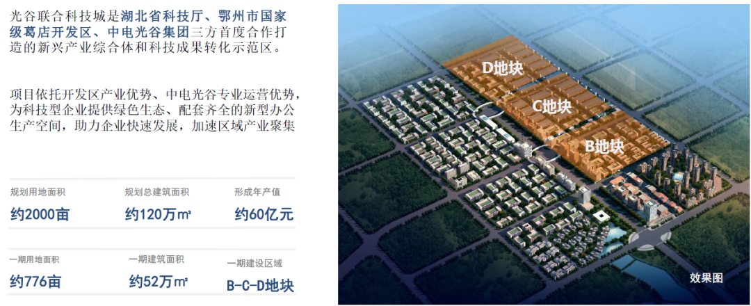湖北鄂州市国家级葛店开发区 中电光谷开发 厂房出售 可定制
