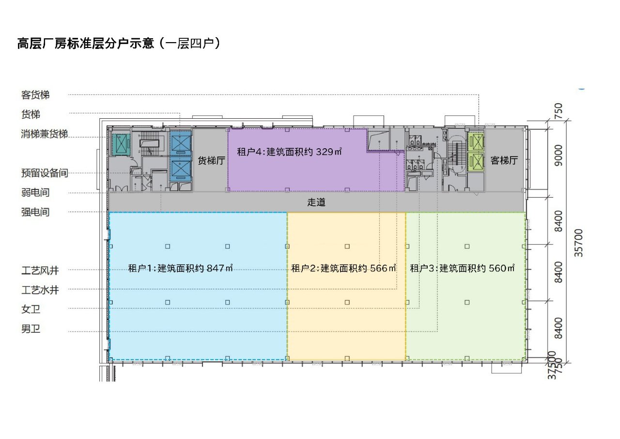 高层厂房实景